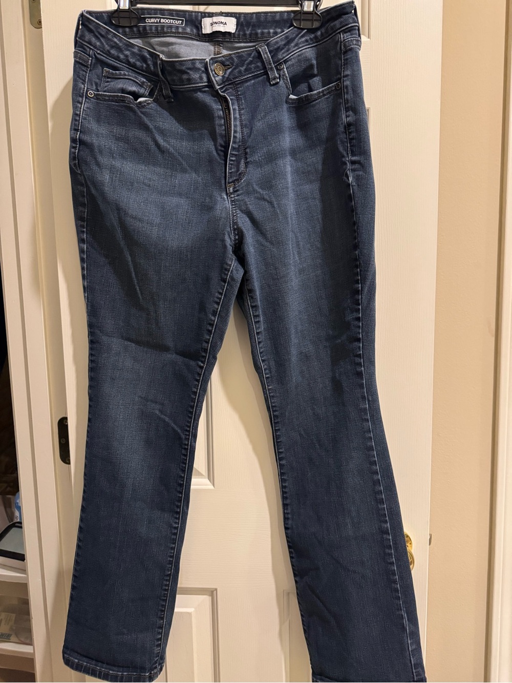 Sonoma Dark Blue Curvy Bootcut Jeans